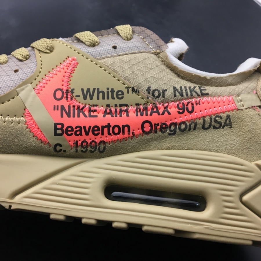 Off White X Air Max 90 Desert Ore SneakerCharter