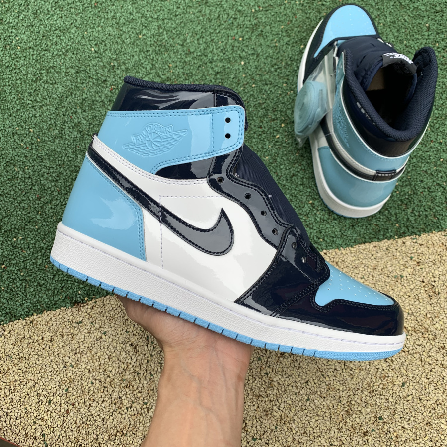 Jordan 1 Retro High UNC Patent - SneakerCharter.com