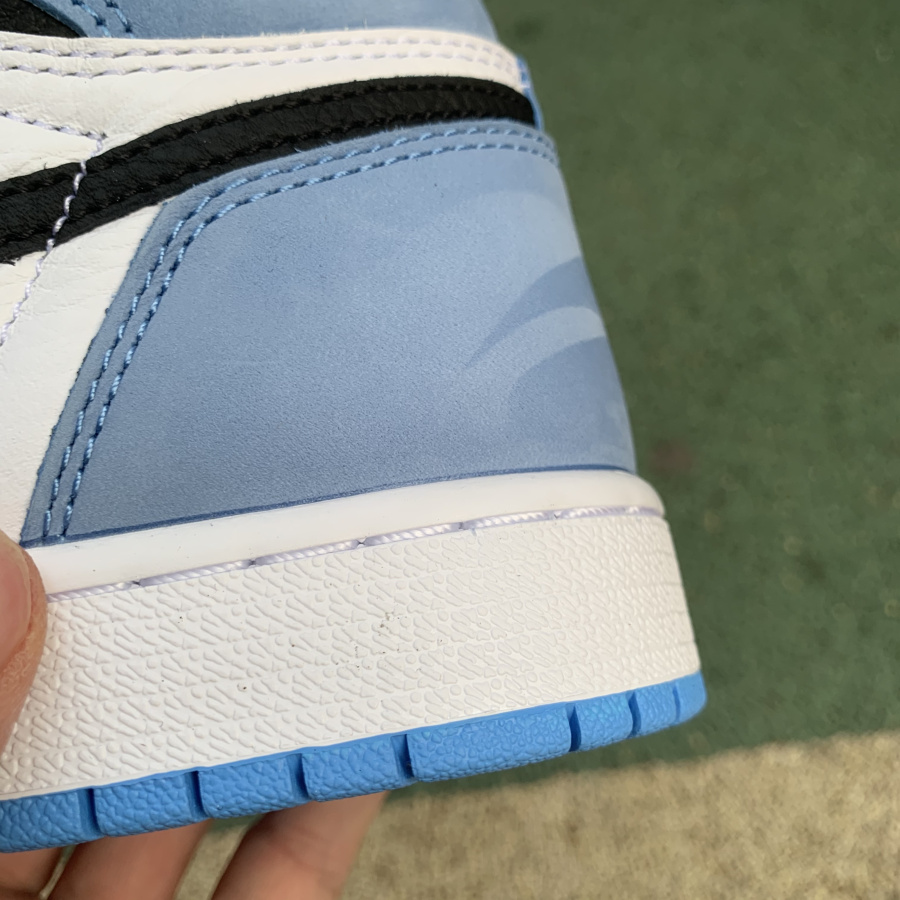 Jordan 1 Retro High White University Blue Black - SneakerCharter.com