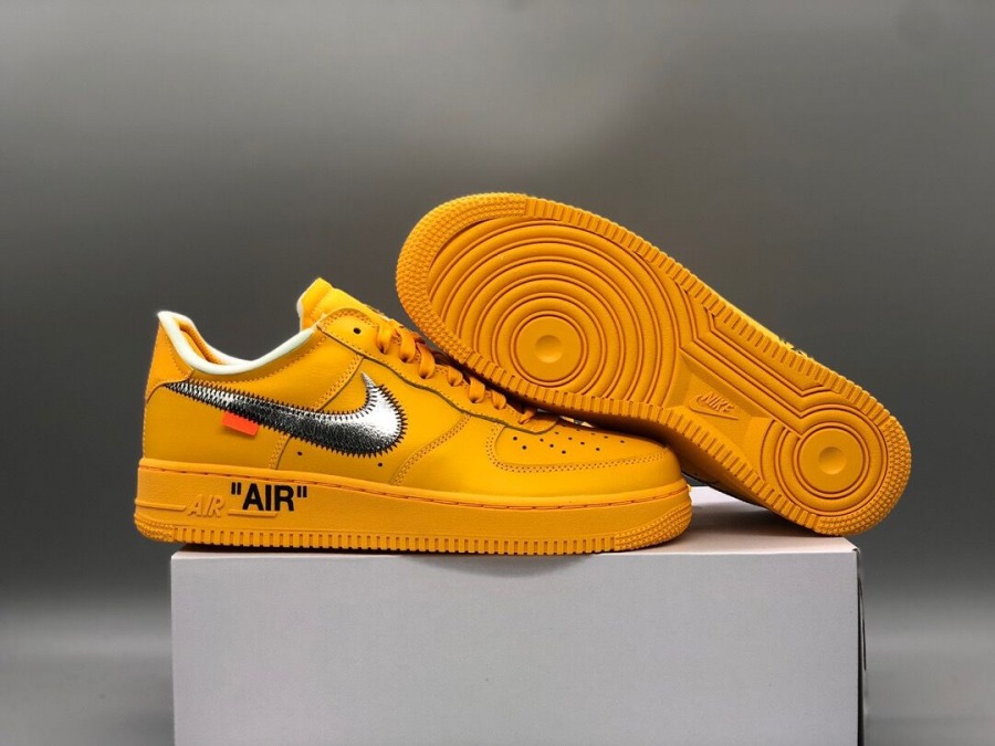 off white air force 1 gold