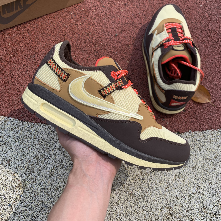 travis scott air max 1 baroque brown