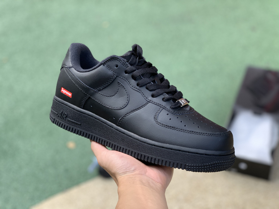 Supreme x Air Force 1 Low 'Box Logo - Black' - SneakerCharter.com