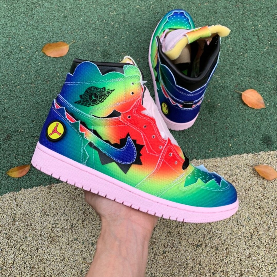 J. Balvin x Air Jordan 1 Retro OG High 'Colores Y Vibras ...