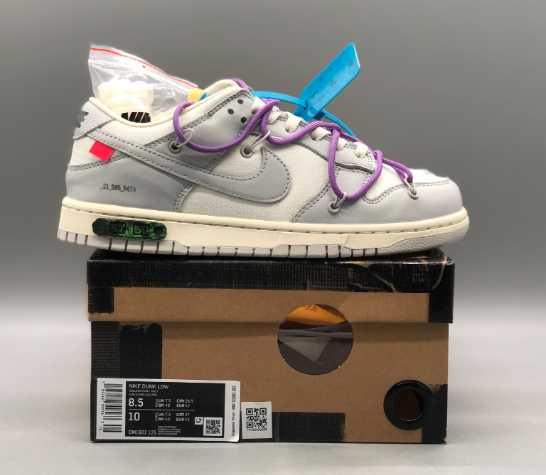 off white dunk low retail price