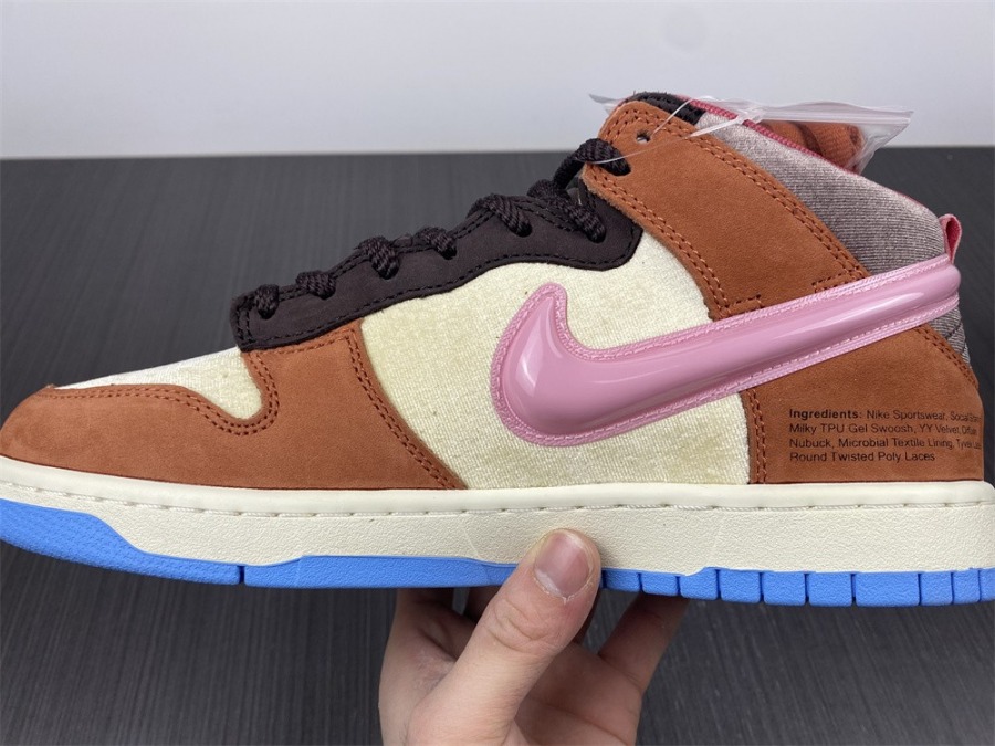 Social Status x Dunk Mid 'Chocolate Milk'