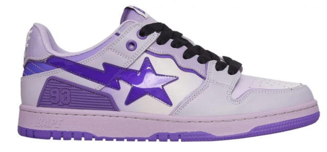 bape sta sk8 purple
