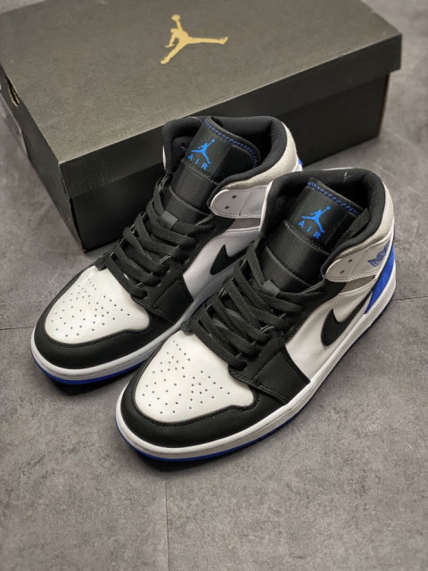 air jordan mid se royal black toe