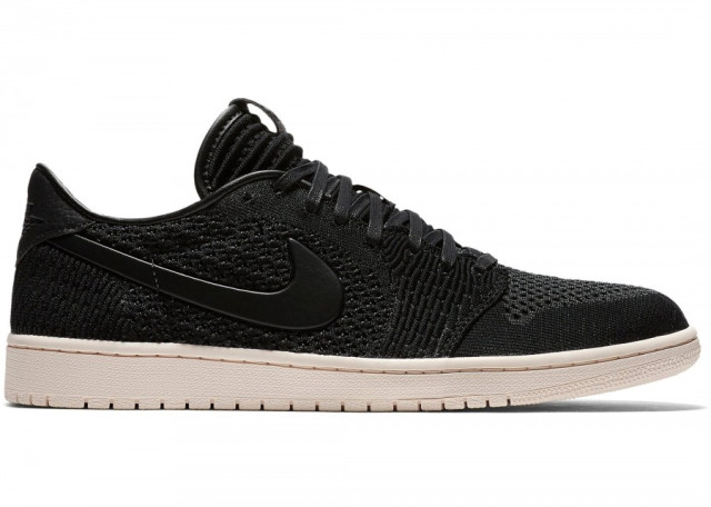 jordan 1 low flyknit black
