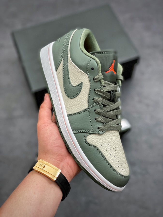 nike air jordan 1 low military green