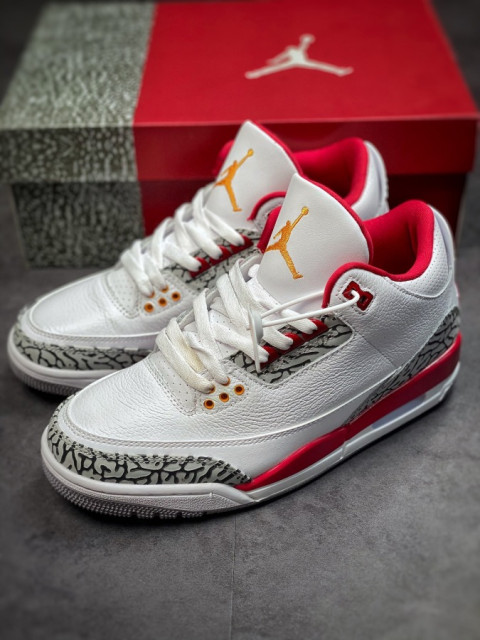 Air Jordan 3 Retro 'Cardinal Red' - SneakerCharter.com