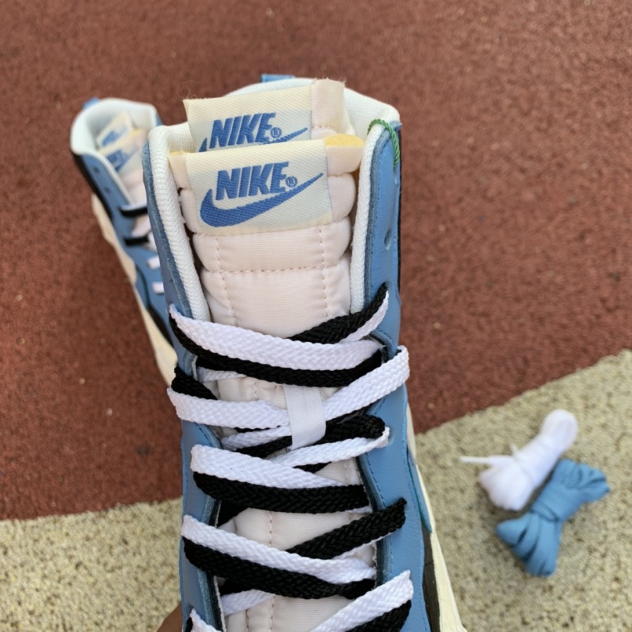 sacai x blazer mid black blue