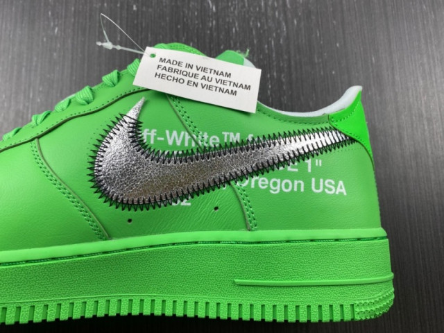 Off-White x Air Force 1 Low 'Light Green Spark' - SneakerCharter.com