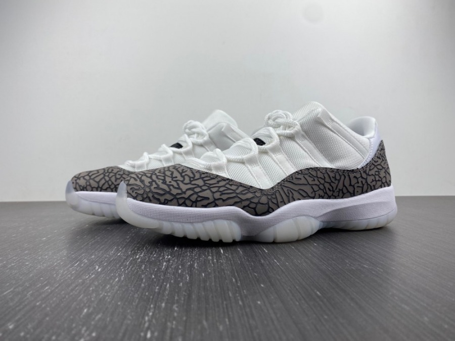 jordan 11 low elephant print