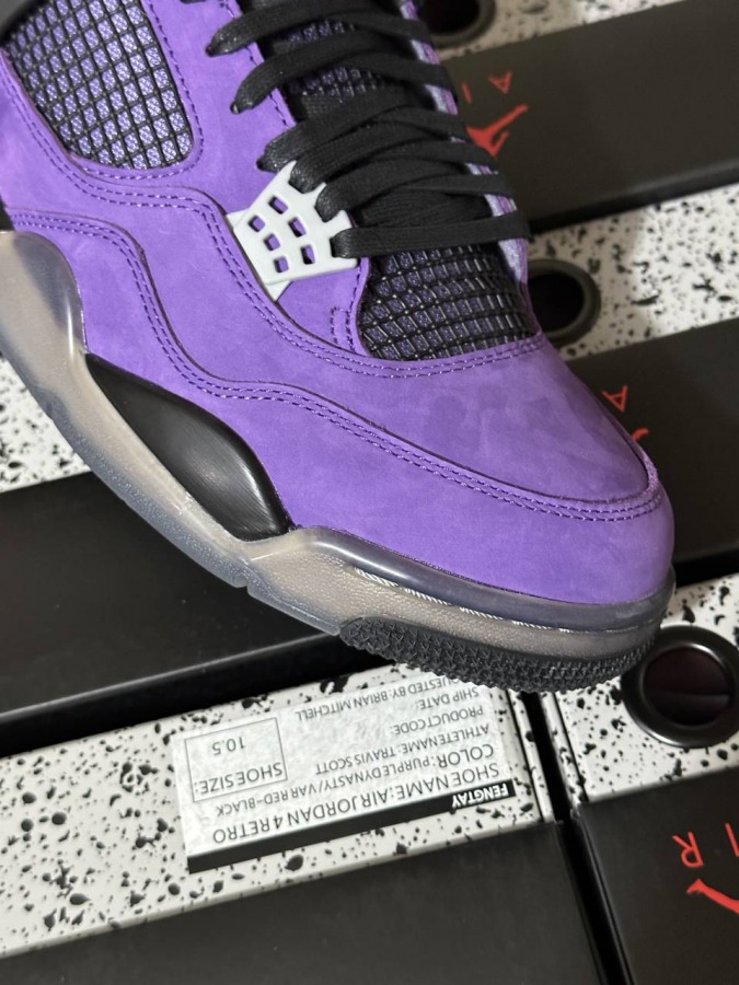 travis scott purple suede